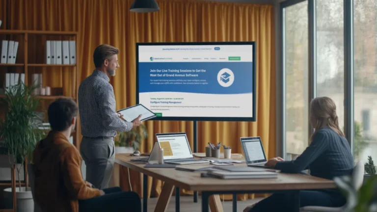 Accessing Grand Avenue Software Training & Support Resources